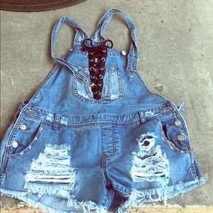 Jean overalls
